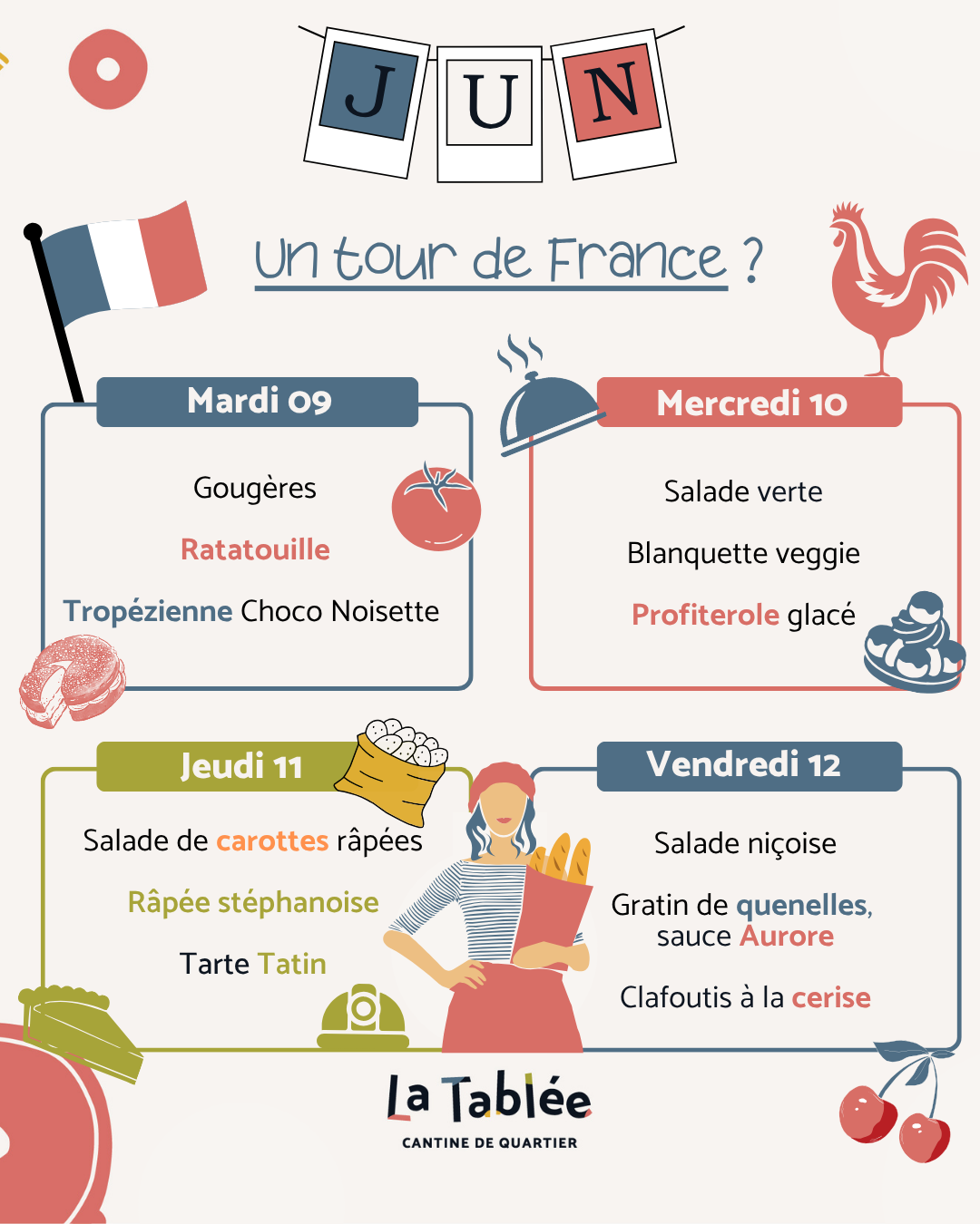 Menu de la semaine